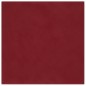 Pannelli Murali 12 pz Rosso Vino 30x30 cm Velluto 1,08 m² Pannelli Murali 12 pz Rosso Vino 30x30 cm Velluto 1,08 m²