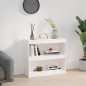 vidaXL Libreria/Divisorio Bianco 80x30x71,5 cm Legno Massello di Pino vidaXL Libreria/Divisorio Bianco 80x30x71,5 cm Legno Massello di Pino