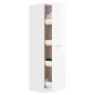vidaXL Armadietto da Farmacia Bianco Lucido 30x42,5x150 cm Multistrato vidaXL Armadietto da Farmacia Bianco Lucido 30x42,5x150 cm Multistrato