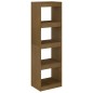 vidaXL Libreria/Divisorio Miele 40x30x135,5 cm Legno Massello di Pino vidaXL Libreria/Divisorio Miele 40x30x135,5 cm Legno Massello di Pino