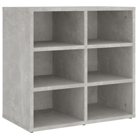 vidaXL Scarpiera Grigio Cemento 52,5x30x50 cm