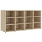 vidaXL Scarpiere 2 pz Rovere Sonoma 52,5x30x50 cm