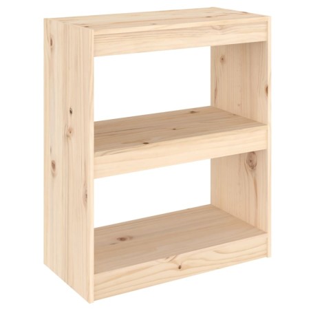 vidaXL Libreria/Divisorio 60x30x71,5 cm in Legno Massello di Pino