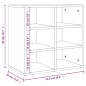vidaXL Scarpiere 2 pz Bianco Lucido 52,5x30x50 cm
