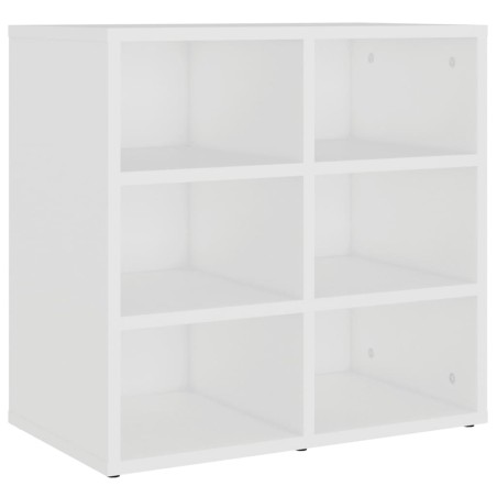vidaXL Scarpiera Bianca 52,5x30x50 cm