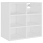 vidaXL Scarpiera Bianca 52,5x30x50 cm vidaXL Scarpiera Bianca 52,5x30x50 cm