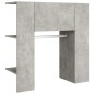 vidaXL Scaffale Ingresso Grigio Cemento 97,5x37x99cm Legno Multistrato vidaXL Scaffale Ingresso Grigio Cemento 97,5x37x99cm Legno Multistrato