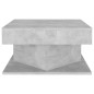 vidaXL Tavolino da Salotto Grigio Cemento 57x57x30 cm in Truciolato vidaXL Tavolino da Salotto Grigio Cemento 57x57x30 cm in Truciolato