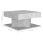 vidaXL Tavolino da Salotto Grigio Cemento 57x57x30 cm in Truciolato vidaXL Tavolino da Salotto Grigio Cemento 57x57x30 cm in Truciolato