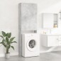 vidaXL Mobile per Lavatrice Grigio Cemento 64x25,5x190cm vidaXL Mobile per Lavatrice Grigio Cemento 64x25,5x190cm
