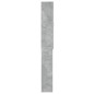 vidaXL Mobile per Lavatrice Grigio Cemento 64x25,5x190cm vidaXL Mobile per Lavatrice Grigio Cemento 64x25,5x190cm