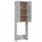 vidaXL Mobile per Lavatrice Grigio Cemento 64x25,5x190cm vidaXL Mobile per Lavatrice Grigio Cemento 64x25,5x190cm