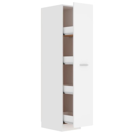 vidaXL Armadietto da Farmacia Bianco 30x42,5x150 cm Truciolato