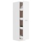vidaXL Armadietto da Farmacia Bianco 30x42,5x150 cm Truciolato
