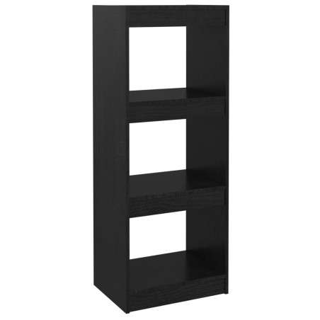 vidaXL Libreria/Divisorio Nero 40x30x103,5cm in Legno Massello di Pino