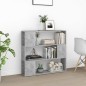 vidaXL Libreria/Divisorio Grigio Cemento 100x24x94 cm vidaXL Libreria/Divisorio Grigio Cemento 100x24x94 cm