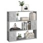vidaXL Libreria/Divisorio Grigio Cemento 100x24x94 cm vidaXL Libreria/Divisorio Grigio Cemento 100x24x94 cm