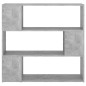 vidaXL Libreria/Divisorio Grigio Cemento 100x24x94 cm vidaXL Libreria/Divisorio Grigio Cemento 100x24x94 cm