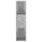vidaXL Libreria/Divisorio Grigio Cemento 100x24x94 cm vidaXL Libreria/Divisorio Grigio Cemento 100x24x94 cm