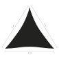 Parasole a Vela Oxford Triangolare 3x3x3 m Nero Parasole a Vela Oxford Triangolare 3x3x3 m Nero