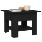 vidaXL Tavolino da Salotto Nero 55x55x42 cm in Truciolato
