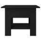 vidaXL Tavolino da Salotto Nero 55x55x42 cm in Truciolato