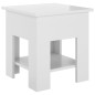 vidaXL Tavolino da Salotto Bianco Lucido 40x40x42 cm Legno Multistrato vidaXL Tavolino da Salotto Bianco Lucido 40x40x42 cm Legno Multistrato