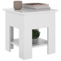 vidaXL Tavolino da Salotto Bianco Lucido 40x40x42 cm Legno Multistrato vidaXL Tavolino da Salotto Bianco Lucido 40x40x42 cm Legno Multistrato