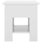 vidaXL Tavolino da Salotto Bianco Lucido 40x40x42 cm Legno Multistrato vidaXL Tavolino da Salotto Bianco Lucido 40x40x42 cm Legno Multistrato