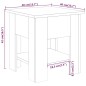 vidaXL Tavolino da Salotto Bianco Lucido 40x40x42 cm Legno Multistrato vidaXL Tavolino da Salotto Bianco Lucido 40x40x42 cm Legno Multistrato
