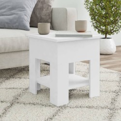 vidaXL Tavolino da Salotto Bianco 40x40x42 cm in Legno Multistrato