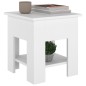 vidaXL Tavolino da Salotto Bianco 40x40x42 cm in Legno Multistrato vidaXL Tavolino da Salotto Bianco 40x40x42 cm in Legno Multistrato