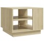 vidaXL Tavolino da Salotto Rovere Sonoma 55x55x43 cm in Truciolato