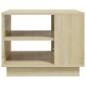 vidaXL Tavolino da Salotto Rovere Sonoma 55x55x43 cm in Truciolato