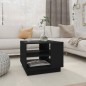 vidaXL Tavolino da Salotto Nero 55x55x43 cm in Truciolato vidaXL Tavolino da Salotto Nero 55x55x43 cm in Truciolato
