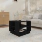 vidaXL Tavolino da Salotto Nero 55x55x43 cm in Truciolato vidaXL Tavolino da Salotto Nero 55x55x43 cm in Truciolato
