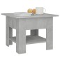 vidaXL Tavolino da Salotto Grigio Cemento 55x55x42 cm in Truciolato vidaXL Tavolino da Salotto Grigio Cemento 55x55x42 cm in Truciolato