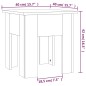 vidaXL Tavolino da Salotto Bianco 40x40x42 cm in Truciolato vidaXL Tavolino da Salotto Bianco 40x40x42 cm in Truciolato