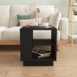 vidaXL Tavolino da Salotto Nero 40x40x43 cm in Legno Multistrato vidaXL Tavolino da Salotto Nero 40x40x43 cm in Legno Multistrato
