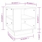 vidaXL Tavolino da Salotto Nero 40x40x43 cm in Legno Multistrato vidaXL Tavolino da Salotto Nero 40x40x43 cm in Legno Multistrato