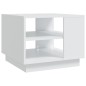 vidaXL Tavolino da Salotto Bianco 55x55x43 cm in Truciolato vidaXL Tavolino da Salotto Bianco 55x55x43 cm in Truciolato