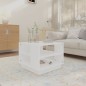 vidaXL Tavolino da Salotto Bianco 55x55x43 cm in Truciolato vidaXL Tavolino da Salotto Bianco 55x55x43 cm in Truciolato