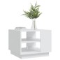 vidaXL Tavolino da Salotto Bianco 55x55x43 cm in Truciolato vidaXL Tavolino da Salotto Bianco 55x55x43 cm in Truciolato