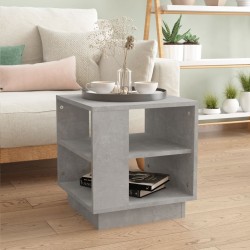 vidaXL Tavolino Salotto Grigio Cemento 40x40x43 cm Legno Multistrato