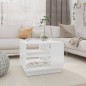 vidaXL Tavolino da Salotto Bianco Lucido 55x55x43 cm in Truciolato vidaXL Tavolino da Salotto Bianco Lucido 55x55x43 cm in Truciolato