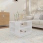 vidaXL Tavolino da Salotto Bianco Lucido 55x55x43 cm in Truciolato vidaXL Tavolino da Salotto Bianco Lucido 55x55x43 cm in Truciolato