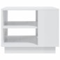 vidaXL Tavolino da Salotto Bianco Lucido 55x55x43 cm in Truciolato vidaXL Tavolino da Salotto Bianco Lucido 55x55x43 cm in Truciolato
