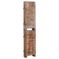 vidaXL Divisorio 6 Pannelli Marrone 210x165cm Legno Massello Paulownia vidaXL Divisorio 6 Pannelli Marrone 210x165cm Legno Massello Paulownia