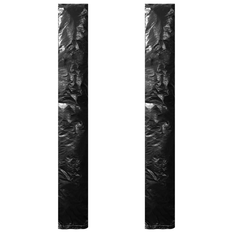 vidaXL Teli di Protezione per Ombrellone con Cerniera 2 pz PE 175 cm vidaXL Teli di Protezione per Ombrellone con Cerniera 2 pz PE 175 cm