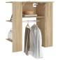 vidaXL Scaffale Ingresso Rovere Sonoma 97,5x37x99 cm Legno Multistrato vidaXL Scaffale Ingresso Rovere Sonoma 97,5x37x99 cm Legno Multistrato